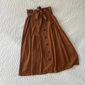 Sézane Belted Skirt
